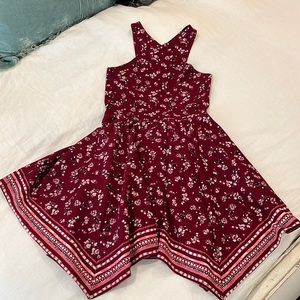 Abercrombie kids girls handkerchief hem dress sz large or 12